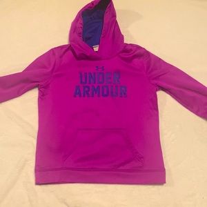 Purple under armour hoodie